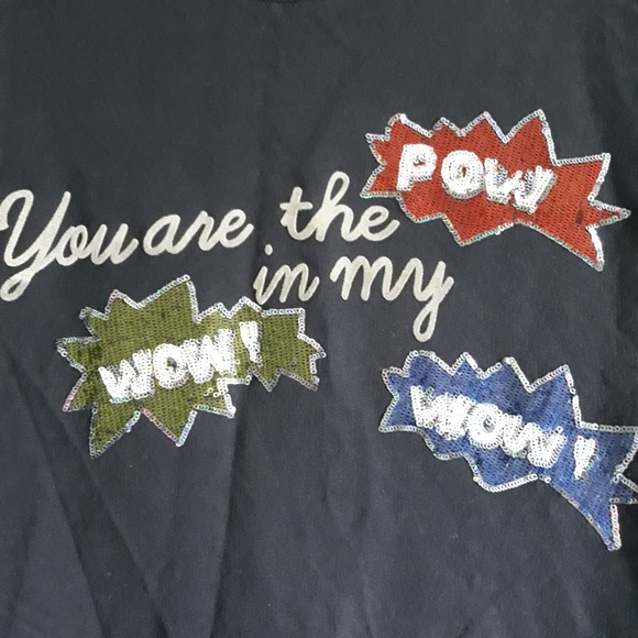 Marie Lund Graphic Sequined POW WOW Pullover - Picture 2 of 8